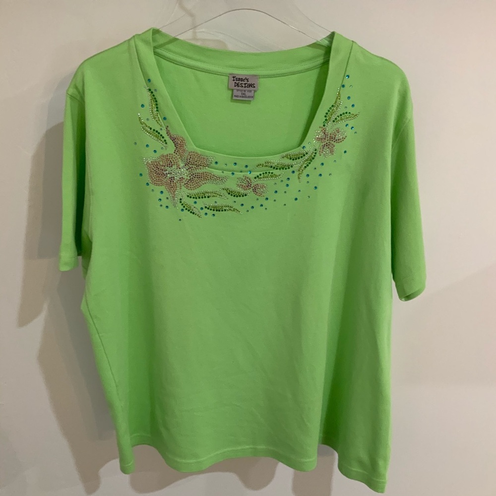 Isaac’s DESIGNS embellished t Shirt